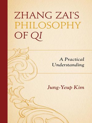 cover image of Zhang Zai's Philosophy of Qi